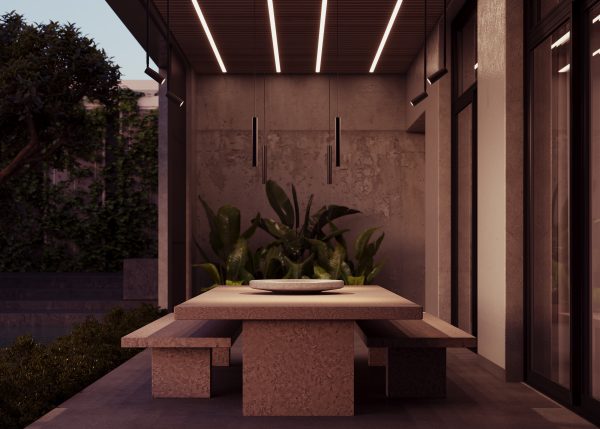 Уличный трековый светильник Outdoor O-TR01-1-P-8WB3K — изображение 3