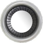 Зеркало настенное Jet Ø119 см