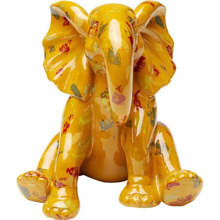 Фигура декоративная Elephant Dots Yellow 18 см