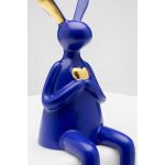 Фигура декоративная Sitting Rabbit Heart Blue 29 см — изображение 3