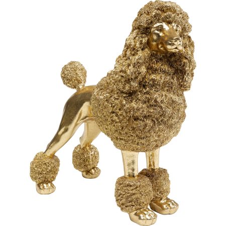 Фигура декоративная Mrs Poodle Gold 34 см