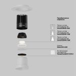 Встраиваемый светильник Technical DL122-15W-3K-TRS-W — изображение 3