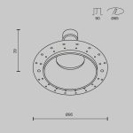 Встраиваемый светильник Technical DL126-GU10-TRS-MG — изображение 2