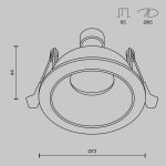 Встраиваемый светильник Technical DL126-GU10-WB — изображение 2