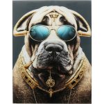 Картина стеклянная Fashion Dog 60x80 см