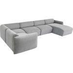 Диван модульный правосторонний 1 Lucca Grey Right 328 см — изображение 2