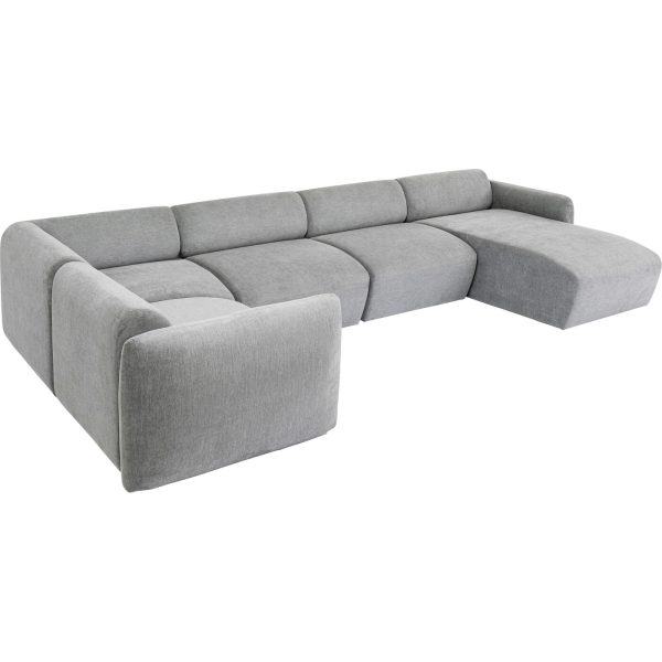 Диван модульный правосторонний 1 Lucca Grey Right 328 см — изображение 2