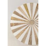 Стол приставной Domero Cirque Brass White Ø25 см — изображение 2