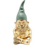 Фигура декоративная Zwerg Sitting Gold Green 19 см