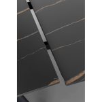 Стол обеденный раздвижной Xenia Black 140(30+30)x80 см — изображение 3