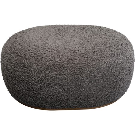 Скамья Pebble Boucle Grey 81 см