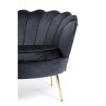 Диван двухместный Water Lily 2-Seater Black 132 см — изображение 3