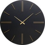 Часы настенные Luca Black Ø70 см