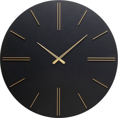 Часы настенные Luca Black Ø70 см