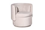 ZW-06101 Кресло поворотное велюр кремовый 76*72*71см — изображение 2