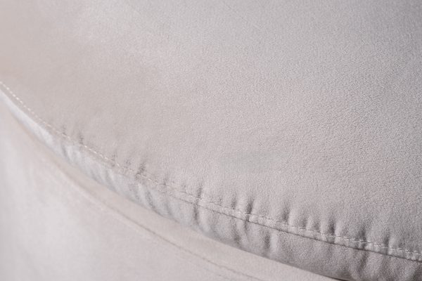 ZW-06101 Кресло поворотное велюр кремовый 76*72*71см — изображение 3