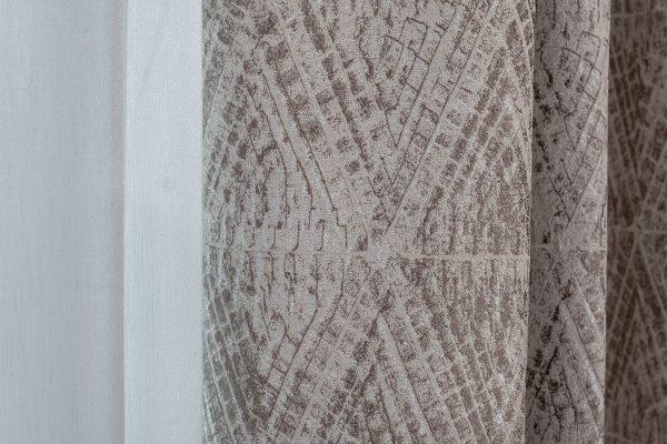 121GD-00020 Портьера Серпенте (Serpente) золотая 275*260 — изображение 4