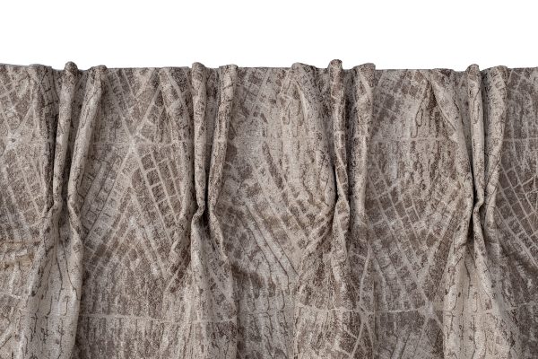 121GD-00020 Портьера Серпенте (Serpente) золотая 275*260 — изображение 5