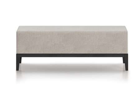 Банкетка Fjord 120 см (молочный рогожка