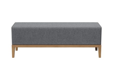 Банкетка Fjord 120 см (серый твид