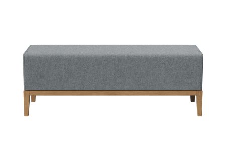 Банкетка Fjord 120 см (светло-серый твид