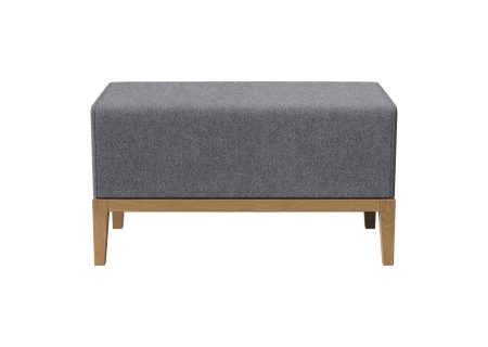 Банкетка Fjord 80 см (серый твид