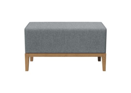 Банкетка Fjord 80 см (светло-серый твид