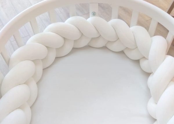 Бортик плетёный для кроватки Ellipsebed (белый) — изображение 2