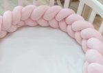 Бортик плетёный для кроватки Ellipsebed (розовый) — изображение 2
