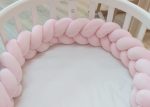 Бортик плетёный для кроватки Ellipsebed (розовый) — изображение 3