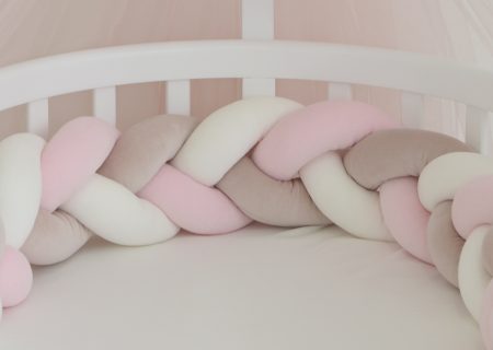 Бортик плетёный для люльки Ellipsebed (белый