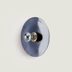 Бра Fest хромированный цоколь 5 см  - синее стекло