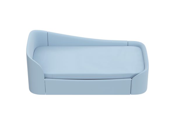 Чехол на матрас для дивана-кровати KIDI soft 90*200 см (голубой) — изображение 3