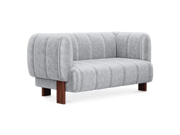 Диван Cassis 2х местный светло-серый — изображение 2