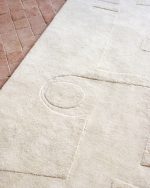 Enriqueta Ковер из 100% белого хлопка 160 x 230 см — изображение 2