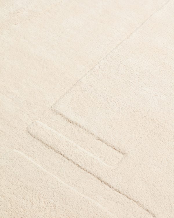 Enriqueta Ковер из 100% белого хлопка 160 x 230 см — изображение 4