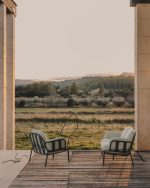 Joncols Алюминиевое кресло для улицы серого цвета — изображение 3