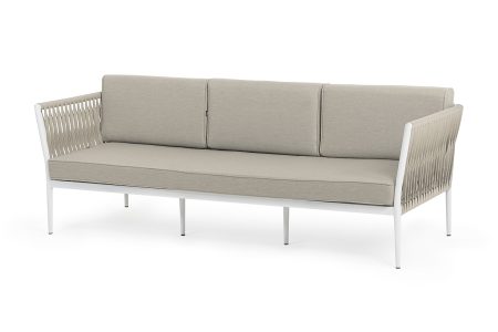 "Касабланка" диван 3-местный плетеный из роупа