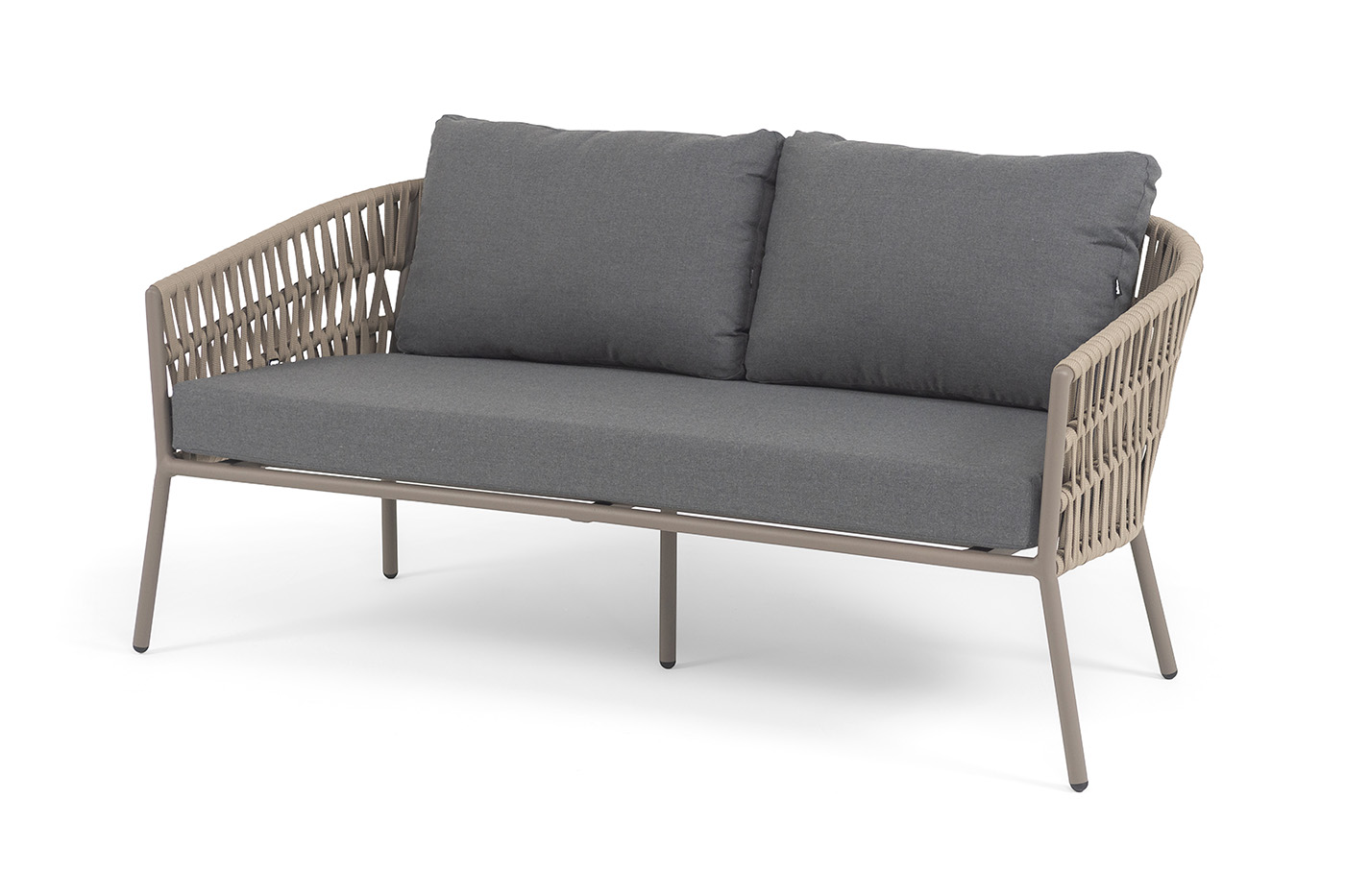 "Комо" диван 2-местный плетеный из роупа "Комо" диван 2-местный плетеный из роупа