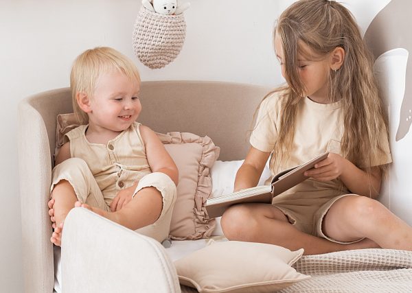 Комплект чехлов для кровати KIDI Soft для детей от 3 до 7 лет (бежевый) — изображение 2