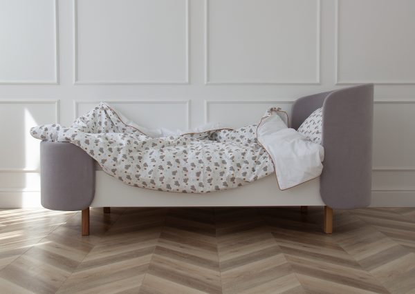 Комплект постельного белья «Серые овечки» (кант, сатин) — изображение 3