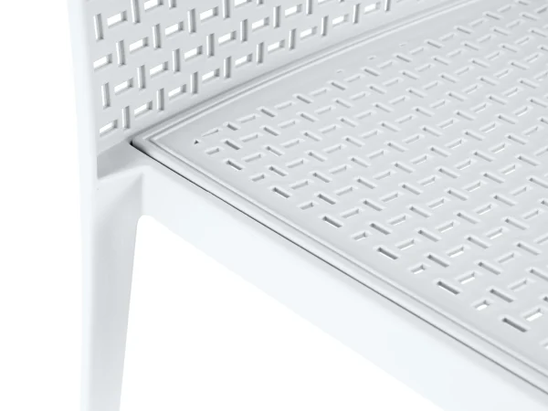 Комплект стульев Bottega 4 шт. белый — изображение 5