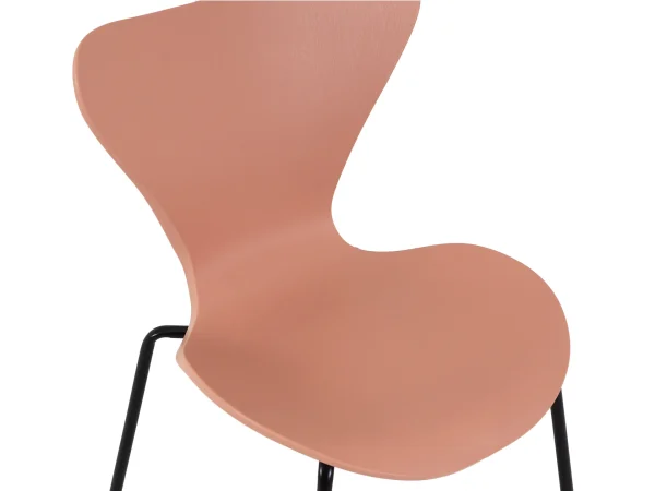 Комплект стульев Monty 4 шт. розовый — изображение 4