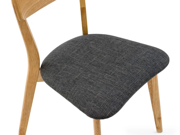 Комплект стульев Oxville 4 шт. серый, дуб — изображение 5