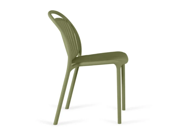 Комплект стульев Scoop 2 шт. оливковый — изображение 3