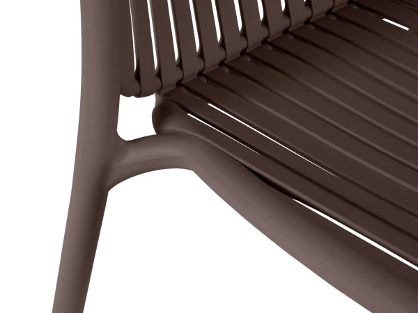 Комплект стульев Scoop 2 шт. серо-коричневый — изображение 5