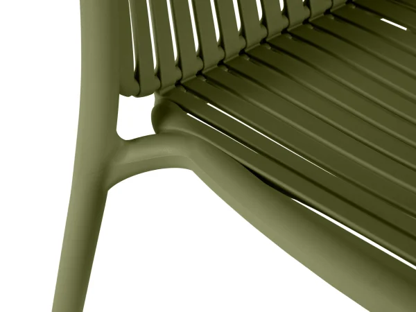 Комплект стульев Scoop 4 шт. оливковый — изображение 5