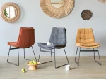 Комплект стульев Vitra 2 шт. черный, терракотовый — изображение 2