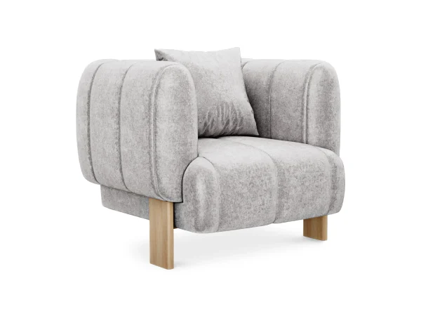 Кресло Cassis светло-серый — изображение 2