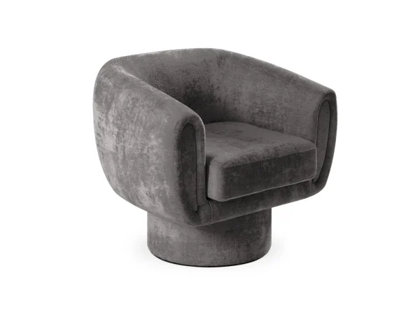 Кресло Guest вращающееся темно-серый — изображение 3